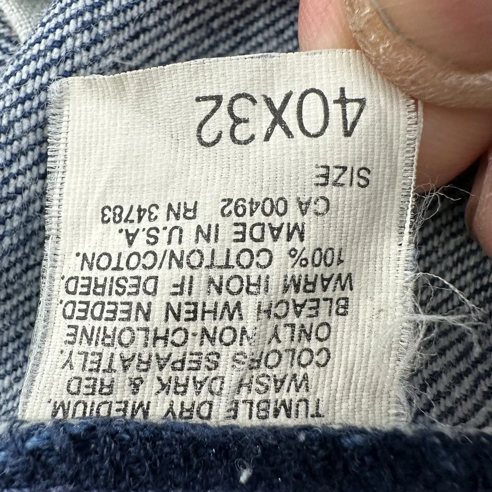 Vintage Lee Riders Jeans Mens Fits 39x32 Medium Blue Denim Union‎ Made In USA